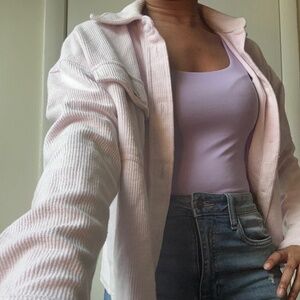 Lilac shacket
